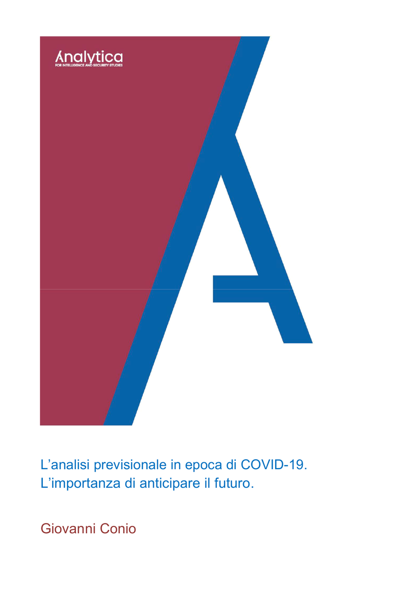 Copertina di L’analisi previsionale in epoca di COVID-19